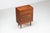 A beautiful tall chest of drawers designed by Svend Langkilde for Langkilde Møbler, Denmark 1960s. Crafted in richly...