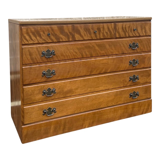 1960s Ethan Allen Heirloom Crp Traditional Maple 40" Low Dresser Chairish