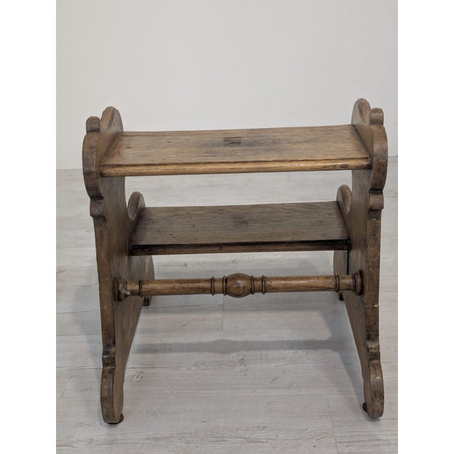 Vintage Wooden Step Stool, 1962 For Sale - Image 10 of 14