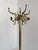 Mid-Century Modern Vintage Italian Brass Hall Tree Coat Rack with Umbrella Stand, 1960s For Sale - Image 3 of 18
