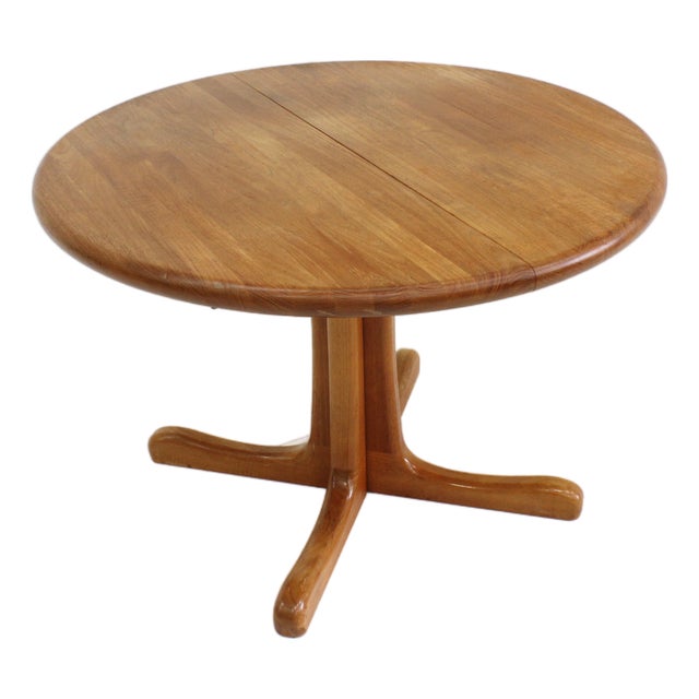 Vintage Danish Extendable Dining Table in Teak, 1960s For Sale