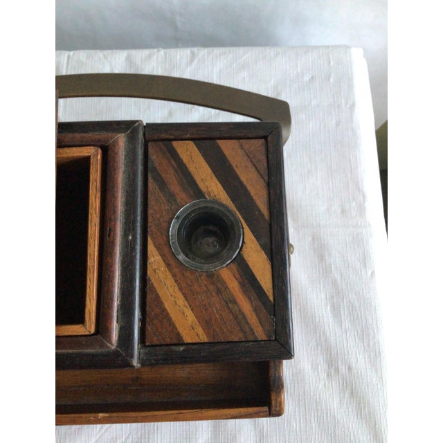 1800s Japanese Letter Box With Inkwell and Handle For Sale - Image 9 of 12