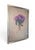 A striking original botanical composition by Georgian artist Gia Pxakadze, featuring a vivid cluster of purple-pink...