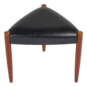 Three Legged Stool in Teak, Denmark, 1960s
