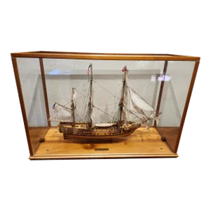 Vintage Ship Model - the "Rattlesnake", by Lee Scehmerhorn