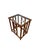 Vintage Burnt Bamboo Rattan Nesting Tables With Glass Tops, Set of 3, C. 1970s For Sale - Image 12 of 17