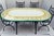 Renaissance Made in Italy – Hand Painted 1990s Signed Domiziani Deruta Lava Stone Dining Table With 6 Aurora Chairs For Sale - Image 3 of 17