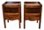 1920 Antique Beacon Hill Collection Regency Mahogany Nightstands Bedside Tables For Sale
