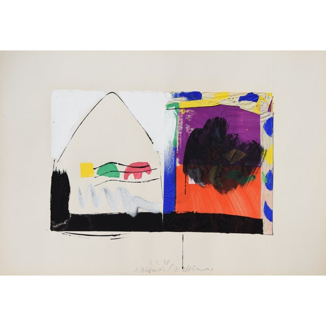 Wolff Mirus, 2nd Letter to L., 1990, Gouache & Mixed Media For Sale - Image 12 of 12