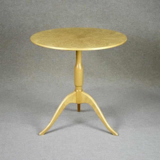 Beige Swedish Model Båstad Coffee Table by Carl Malmsten for Anders Häll, 1982 For Sale - Image 8 of 8