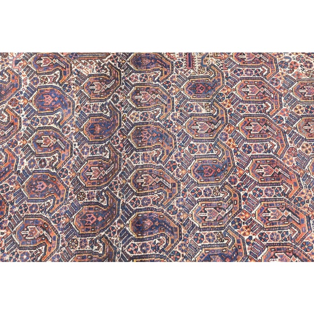 Antique Afshar Rug 5'2'' x 6' For Sale In New York - Image 6 of 12