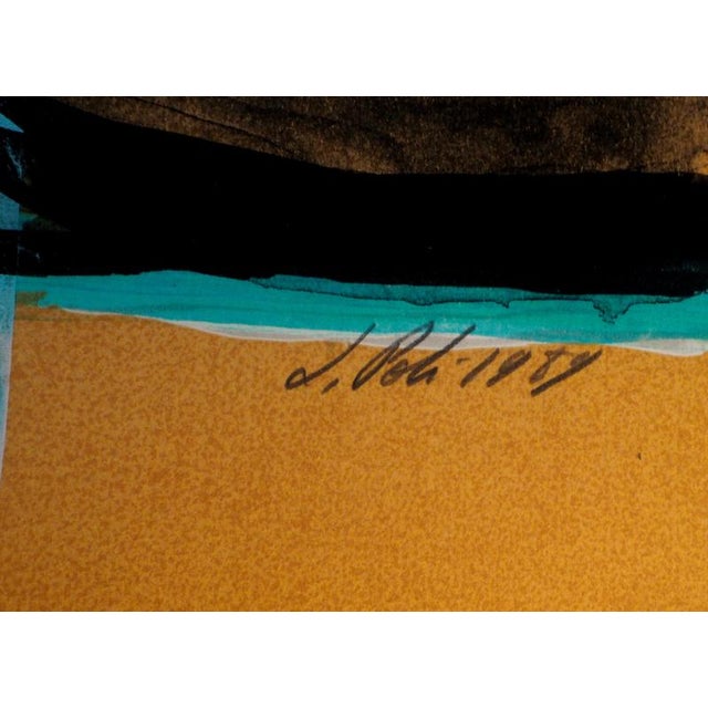 Jacques Poli, Parakeets at the Window, Lithograph For Sale - Image 4 of 10