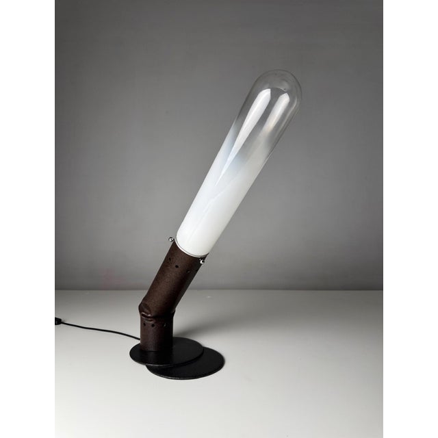 Vintage Italian Space Age Murano Glass Lamp by Carlo Nason, 1970s For Sale - Image 11 of 11