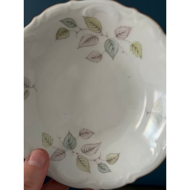 1950s Mid Century Modern Mitterteich Bavaria “Falling Leaves” Porcelain Dinner Service - 49 Pieces For Sale - Image 18 of 18