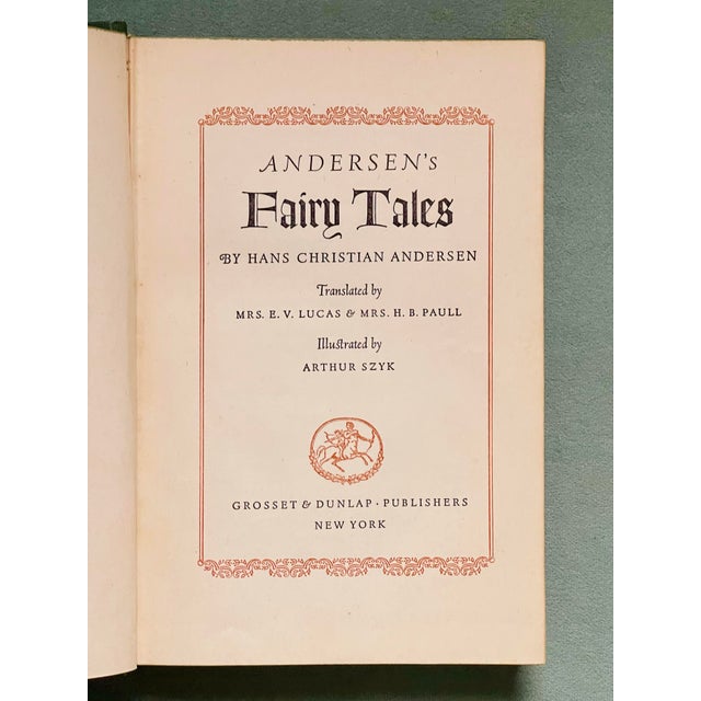 Vintage Illustrated Fairy Tale Cloth-Back Books - A Pair For Sale - Image 11 of 12