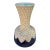 19th-Century Thomas Forester & Sons Sanded Majolica Cobalt Pattern 46 Vase For Sale