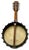 Authentic American Antique Small 8 String Banjo Style Musical Instrument for Decoration - Circa Early 1900s For Sale - Image 11 of 18