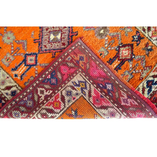 Hand-Knotted Kurdish Runner Extra Long Runner Rug - 2′9″ × 17′7″ For Sale - Image 12 of 12