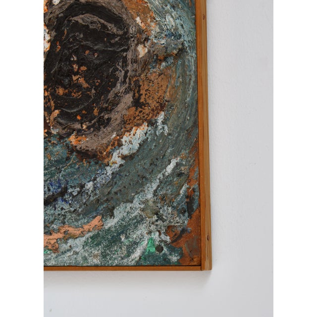 Erik Nyholm, Cobra Painting, Mixed Media & Oil, 1965 For Sale - Image 12 of 18