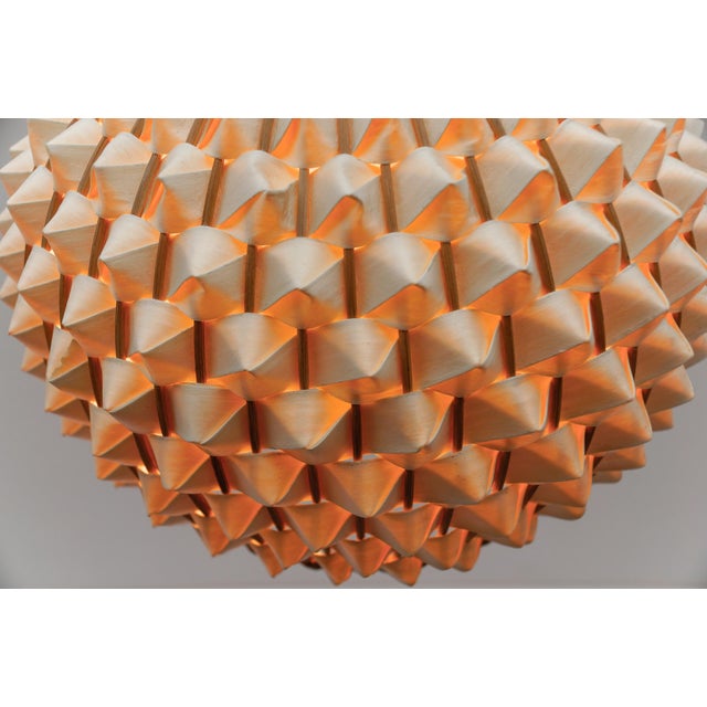 Mid-Century Modern Rattan Wicker Pendant Light, Italy, 1960s For Sale - Image 9 of 14