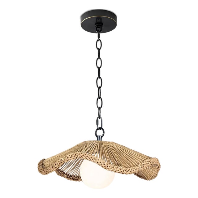 Regina Andrew Provence Cafe Rope Pendant, Small For Sale