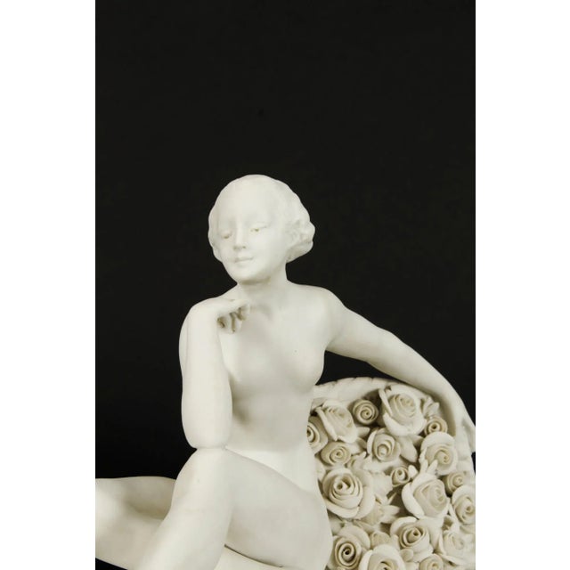 Gold Art Deco Bisque Porcelain Sculpture, 1920s For Sale - Image 8 of 18