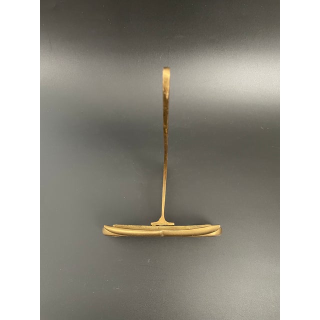 Mid Century Chinoiserie Brass Easel For Sale In Las Vegas - Image 6 of 11