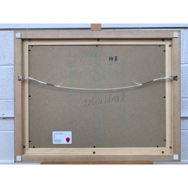 Figures at Manhattan Henge Sunset New York City by Leading British Urban Artist, 2014 For Sale - Image 9 of 13