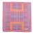 Christian Dior Paris Silk Scarf Geometric Print in Pink and Apricot For Sale