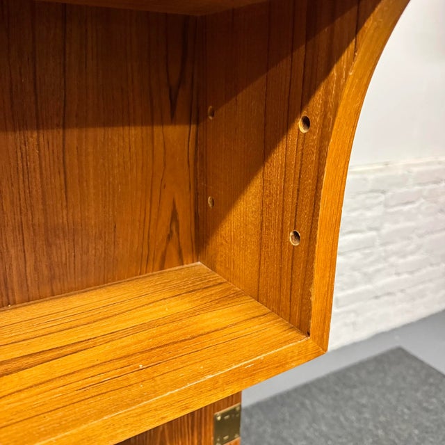 Mummenthaler & Meier Teak "Magic Box" Fold Out Secretary For Sale - Image 14 of 16