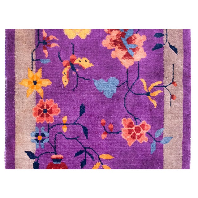 Early 20th Century Chinese Art Deco Rug For Sale - Image 4 of 16