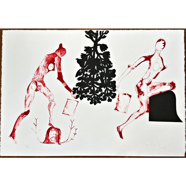 Atul Dodiya, Twins I, 1959, Lithograph For Sale - Image 3 of 14