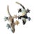 Hand Crafted Textile Treasures- Pair of 1990 Geckos For Sale