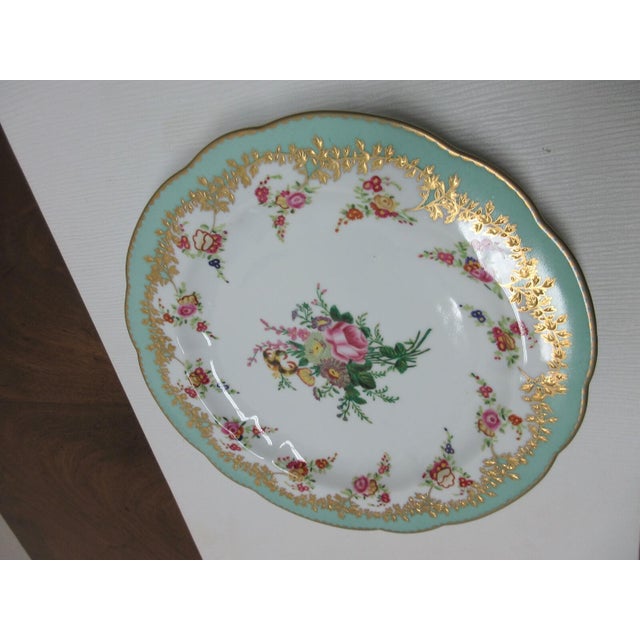 Asian 1980s Chelsea House Decorative Floral Design Birds Bouquet Plate Asian Inspired For Sale - Image 3 of 9
