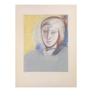 "Portrait of Marie Theresa" 1980s Pablo Picasso Estate Lithograph