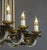 Mid-Century Modern Art Decò Bronze French Chandelier, 1930s For Sale - Image 3 of 10