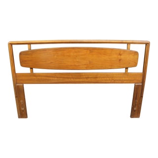 Lane Mid Century Surf Board Style Double Headboard For Sale