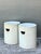 Vintage Glazed Ceramic Cylinder Garden Stools - A Pair For Sale - Image 4 of 12