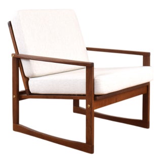 Mid-Century Modern Danish Teak Lounge Chair, 1960s For Sale