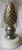 Shabby Chic Bronze & Silver-Plate Finial For Sale - Image 3 of 6
