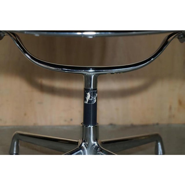 Brown EA 108 Swivel Desk Chair by Charles and Ray Eames For Sale - Image 10 of 18