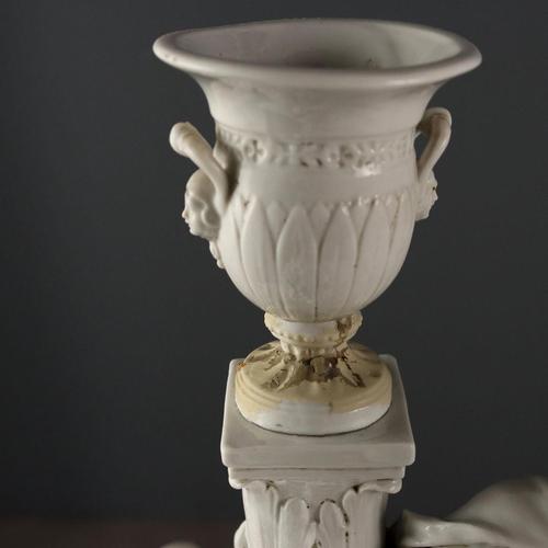 Galante Figurine in White Capodimonte Porcelain For Sale - Image 10 of 15