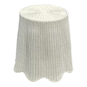 Trompe L’oeil Boho Chic Wicker Ghost Table