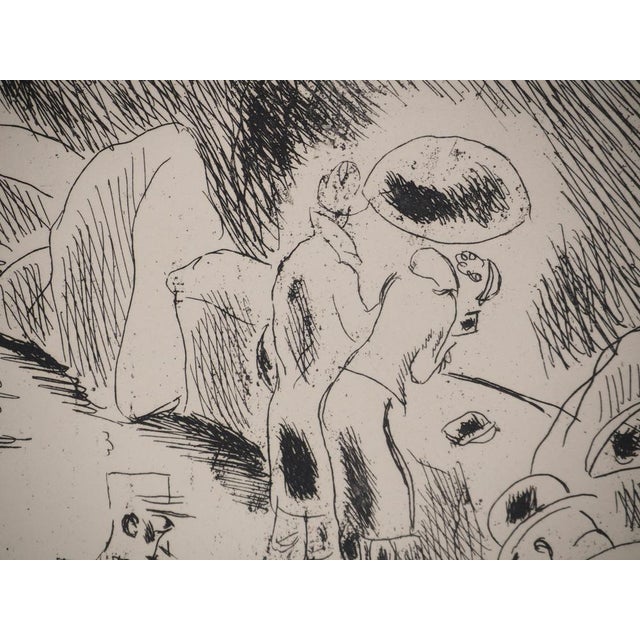 Gus Bofa, Fauverie at the Jardin Des Plantes, Original Engraving For Sale - Image 5 of 6