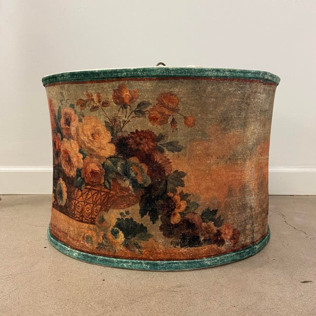 Traditional Floral Drum Lamp Shade Chairish