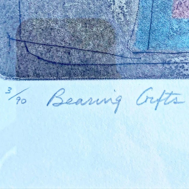 American Bearing Gifts, Framed Lithograph 3/90 by Irving Amen For Sale - Image 3 of 6