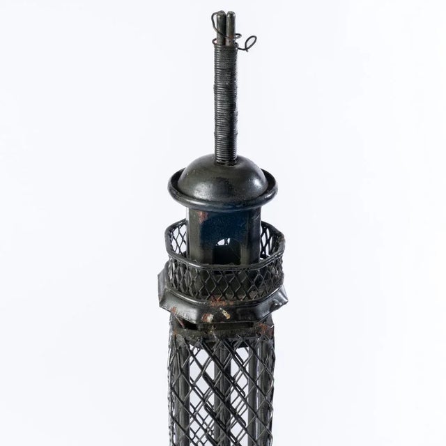 Late 20th Century Late 20th Century Wire Eiffel Tower For Sale - Image 5 of 7