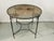 Metal 1950s Mario Papperzini for Salterini Garden Dining Table With Drink Holders Italy Rare! Attributed For Sale - Image 7 of 13