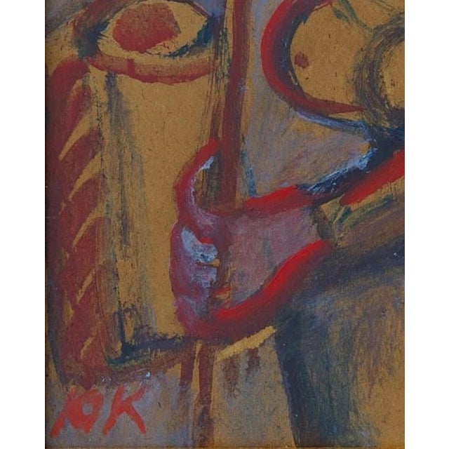 1970s Avant-Garde Oil Painting, Ukrainian Artist Kovalenko Yu. (30-24) For Sale - Image 5 of 6