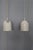 White White Ceiling Lamps, 1970s, Set of 2 For Sale - Image 8 of 10